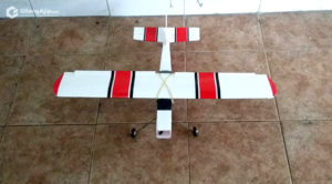 Mini Cessna Homemade Pesawat Remote RC Gabus
